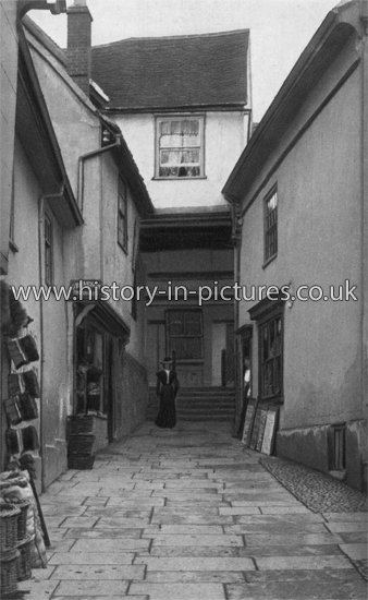 Scheregate Steps, Colchester, Essex. c.1920's.